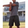 image:image5 Pack Mens Mesh Shorts 9 Long Athletic Running Workout Gym BasketballSet K