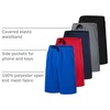 image:image5 Pack Mens Mesh Shorts 9 Long Athletic Running Workout Gym BasketballSet K
