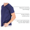 image:image5 Pack Mens Mesh V Neck T Shirts Dry Fit Athletic Workout Gym Running TeesSet 12