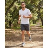 image:image5 Pack Mens Mesh V Neck T Shirts Dry Fit Athletic Workout Gym Running TeesSet 15