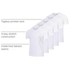 image:image5 Pack Mens Mesh V Neck T Shirts Dry Fit Athletic Workout Gym Running TeesSet 2