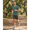 image:image5 Pack Mens Mesh V Neck T Shirts Dry Fit Athletic Workout Gym Running TeesSet 20