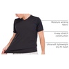 image:image5 Pack Mens Mesh V Neck T Shirts Dry Fit Athletic Workout Gym Running TeesSet 3