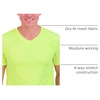 image:image5 Pack Mens Mesh V Neck T Shirts Dry Fit Athletic Workout Gym Running TeesSet 6