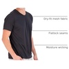 image:image5 Pack Mens Mesh V Neck T Shirts Dry Fit Athletic Workout Gym Running TeesSet 7