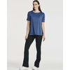 image:image5 Pack Womens Dry Fit Slit Hem Workout Tops T Shirts Athletic Gym TeesSet 2