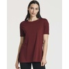 image:image5 Pack Womens Dry Fit Slit Hem Workout Tops T Shirts Athletic Gym TeesSet 5