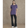 image:image5 Pack Womens Dry Fit Slit Hem Workout Tops T Shirts Athletic Gym TeesSet 8