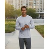 image:imageMens Mesh Long Sleeve Shirts UPF Sun Protection Dry Fit Casual Work Gym TeeSet 2