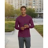 image:imageMens Mesh Long Sleeve Shirts UPF Sun Protection Dry Fit Casual Work Gym TeeSet 3