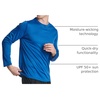 image:imageMens Mesh Long Sleeve Shirts UPF Sun Protection Dry Fit Casual Work Gym TeeSet 5