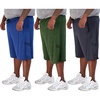 image:image3 Pack Mens Big amp Tall Mesh Shorts Dry Fit Basketball Athletic Gym PocketsDry Fitset D