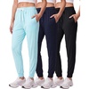 image:image3 Pack Womens Dry Fit Joggers Sweatpants Athletic Casual Lounge PocketsSet 2