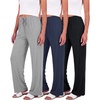 image:image3 Pack Womens Palazzo Pants Wide Leg Adaptive Pajama Bottoms Lounge CasualSet 9