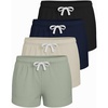 image:image4 Pack Girls French Terry Shorts Pajama Lounge Sleep Kids Teens PJ BottomsSet 1