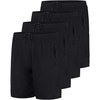 image:image4 Pack Mens 7 Mesh Shorts Athletic Workout Gym Basketball Zipper Pockets7inch  Set 1