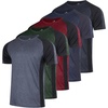 image:image5 Pack Boys Dry Fit T Shirts Athletic Short Sleeve Tees Kids TeensSet I