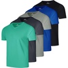 image:image5 Pack Mens Mesh V Neck T Shirts Dry Fit Athletic Workout Gym Running TeesSet 10