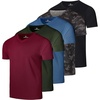 image:image5 Pack Mens Mesh V Neck T Shirts Dry Fit Athletic Workout Gym Running TeesSet 9