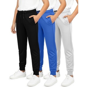 image:image3 Pack Boys Mesh Joggers Sweatpants Athletic Sweats Pants Pockets KidsSet 4