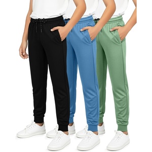 image:image3 Pack Boys Mesh Joggers Sweatpants Athletic Sweats Pants Pockets KidsSet 9