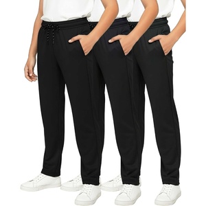 image:image3 Pack Boys Mesh Open Bottom Sweatpants Athletic Track Pants Teens KidsSet 13