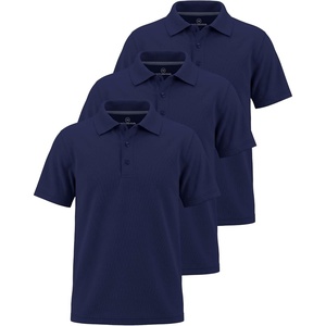 image:image3 Pack Boys Polo Shirts School Uniform Short Sleeve Collared Golf KidsSet 1