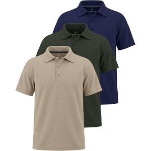 image:image3 Pack Boys Polo Shirts School Uniform Short Sleeve Collared Golf KidsSet 7