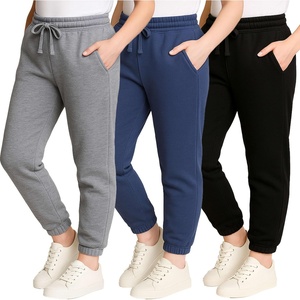 image:image3 Pack Girls Cotton Fleece Joggers Sweatpants Kids Teens Pants SweatsSet 1