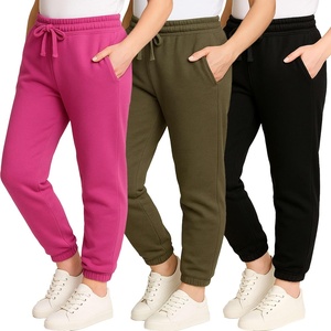 image:image3 Pack Girls Cotton Fleece Joggers Sweatpants Kids Teens Pants SweatsSet 2