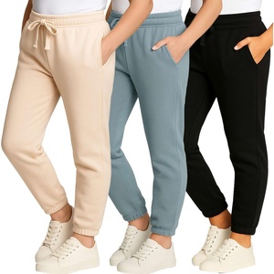 image:image3 Pack Girls Cotton Fleece Joggers Sweatpants Kids Teens Pants SweatsSet 4