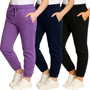 image:image3 Pack Girls Cotton Fleece Joggers Sweatpants Kids Teens Pants SweatsSet 9