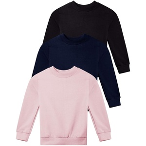image:image3 Pack Girls Fleece Crewneck Sweatshirts Sweaters Kids Teens Pullover TopsSet 1