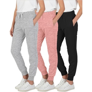 image:image3 Pack Girls Joggers Sweatpants Pants Athletic Yoga Pockets Kids TeenSet 1