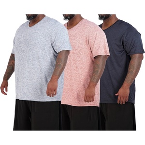 image:image3 Pack Mens Big amp Tall Dry Fit V Neck T Shirts Athletic Workout Gym TeesSet 9