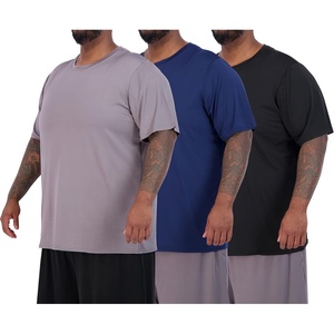image:image3 Pack Mens Big and Tall Dry Fit T Shirts Workout Gym Athletic Crew TeeShort Sleeve  Set 10