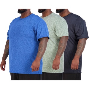 image:image3 Pack Mens Big and Tall Dry Fit T Shirts Workout Gym Athletic Crew TeeShort Sleeve  Set 11