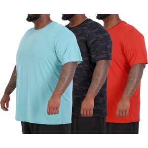 image:image3 Pack Mens Big and Tall Dry Fit T Shirts Workout Gym Athletic Crew TeeShort Sleeve  Set 12