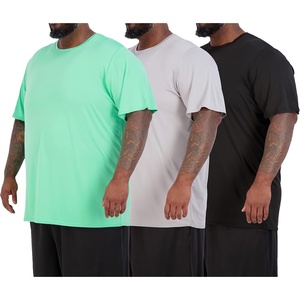 image:image3 Pack Mens Big and Tall Dry Fit T Shirts Workout Gym Athletic Crew TeeShort Sleeve  Set 14