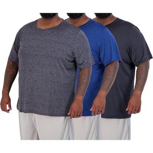 image:image3 Pack Mens Big and Tall Dry Fit T Shirts Workout Gym Athletic Crew TeeShort Sleeve  Set 2