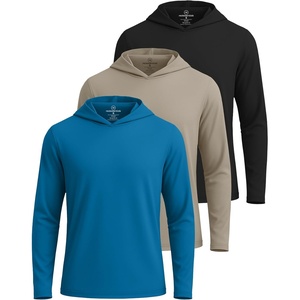 image:image3 Pack Mens Dry Fit Pullover Hoodie Sun Sweatshirts Athletic Gym WorkoutSet 11