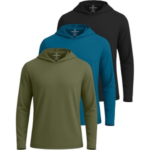 image:image3 Pack Mens Dry Fit Pullover Hoodie Sun Sweatshirts Athletic Gym WorkoutSet 12