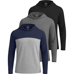 image:image3 Pack Mens Dry Fit Pullover Hoodie Sun Sweatshirts Athletic Gym WorkoutSet 3