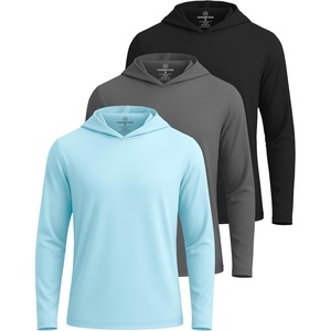image:image3 Pack Mens Dry Fit Pullover Hoodie Sun Sweatshirts Athletic Gym WorkoutSet 6
