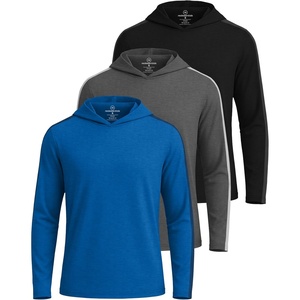 image:image3 Pack Mens Dry Fit Pullover Hoodie Sun Sweatshirts Athletic Gym WorkoutSet 8