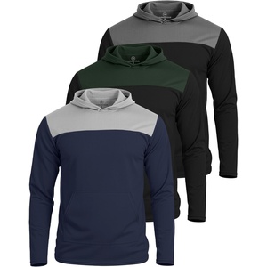 image:image3 Pack Mens Mesh Hoodies Pullover Athletic Gym Workout Fishing SweatshirtSet 1
