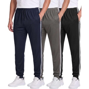 image:image3 Pack Mens Mesh Joggers Sweatpants Gym Athletic Workout Pockets TrackSet 5