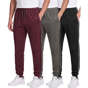 image:image3 Pack Mens Mesh Joggers Sweatpants Gym Athletic Workout Pockets TrackSet 6