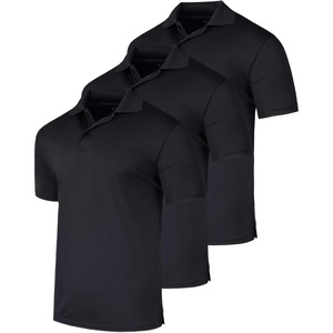 image:image3 Pack Mens Short Sleeve Golf Polo Collared Athletic Tennis Shirt CasualSet O