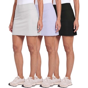 image:image3 Pack Womens 16 Skorts Skirts with Built in Shorts Pockets High WaistedSet 5